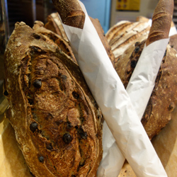 Raisin walnut, baguette, olive—just a few of Bien Cuit's breads.