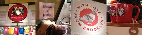 Brooklyn is practically a brand name. We were well-represented at the Grand Central Holiday Fair in Outer Brooklyn.