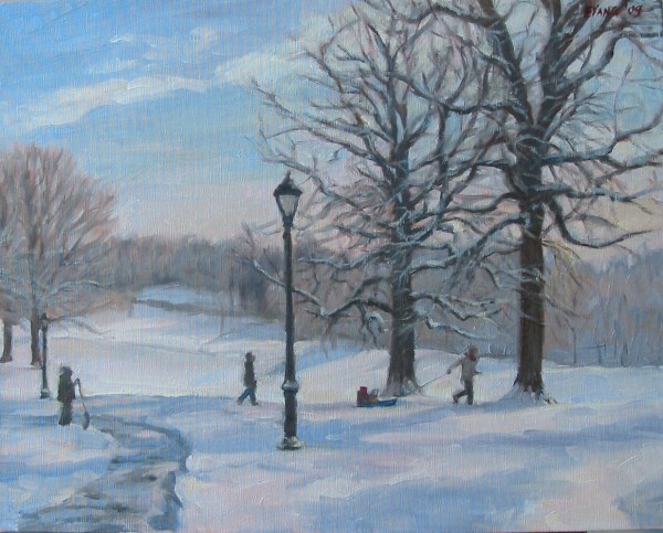 Painting by Ella Yang; see Who's Who