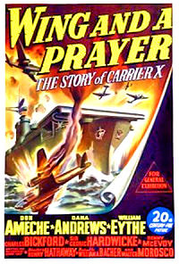 Wing and A Prayer, 1944 moviePoster