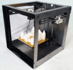 For the home hobbyist or designer, this Solidoodle makes up to 6x6x6" objects and sells for around $500.
