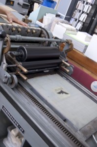 Sesame Letterpress caption tk