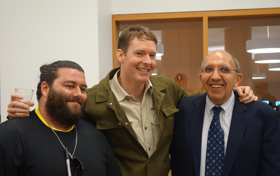 Sharing their business stories: from left, Matthew Tilden of SCRATCHbread, Shane Welch of Brooklyn Brewery and Charlie Sahadi of Sahadi's