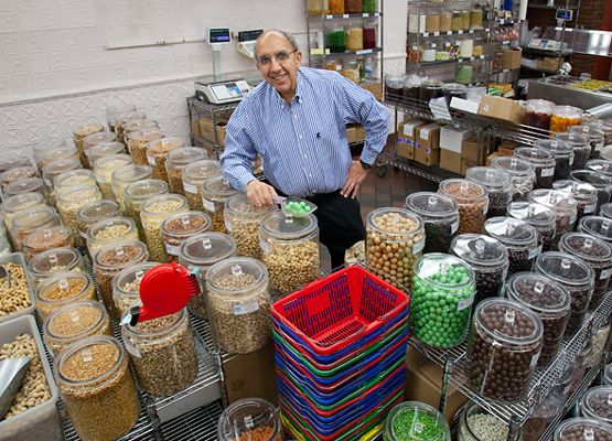 “You have to innovate—adapt and change with the times,” says Charlie Sahadi (above). “Sahadi’s is an ingredients store, but then we opened a deli to show off what you can make with these ingredients.” Photograph © 2013 by Randy Duchaine